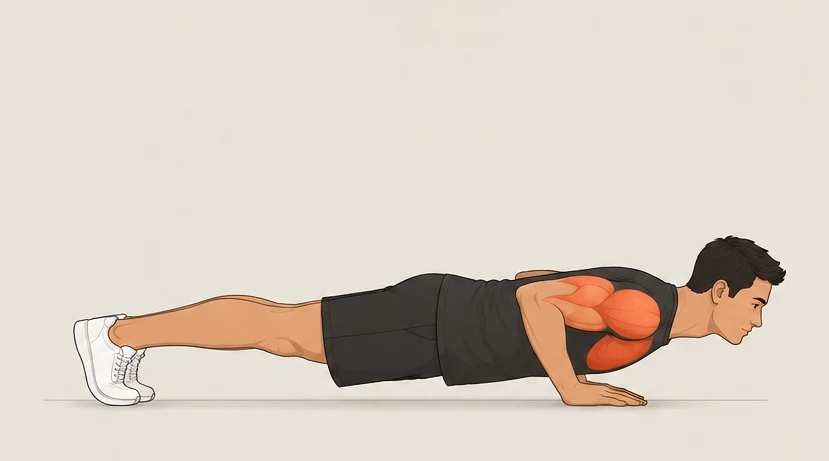 Push-up, finish position